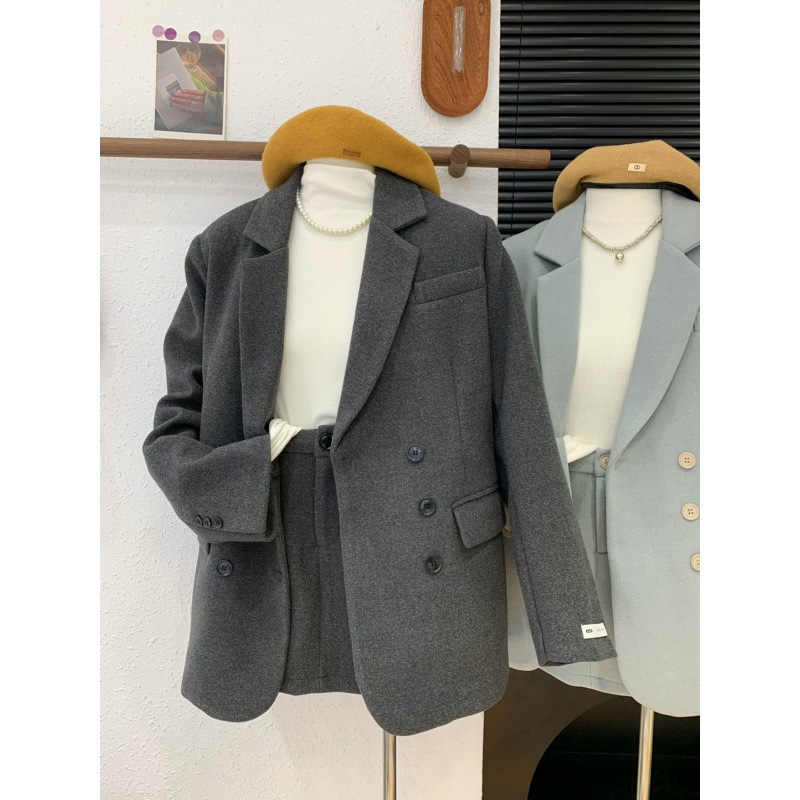 K14New suit jacket for women 2024 school supply black suit college style uniform suit