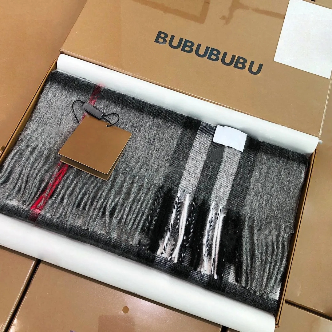 designer scarf mens cashmere scarf designers 100 wool women scarf soft touch warm wraps with tags autumn winter long Shawls 30cmX180cm 1 Burberries Burberrys2 42G0