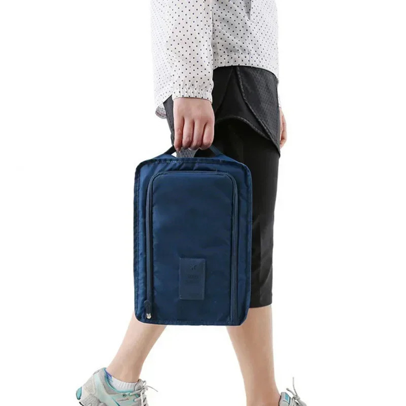 Travel Storage Portable Sneaker Bag Waterproof Breathable Single Shoe Foldable Small 6 Colors 241226