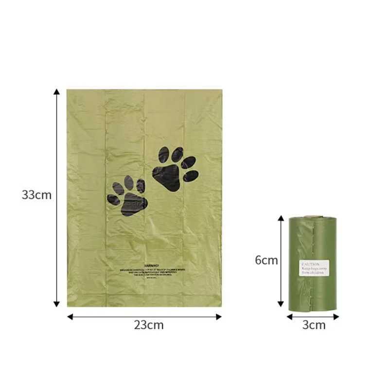 Dog Poop Bags Leak Proof Extra Thick Waste Bag Refill Rolls 13x9 Inch Dogs Lavender Scented Doggie Plant Based PE Doggy Cat PetXJ250104