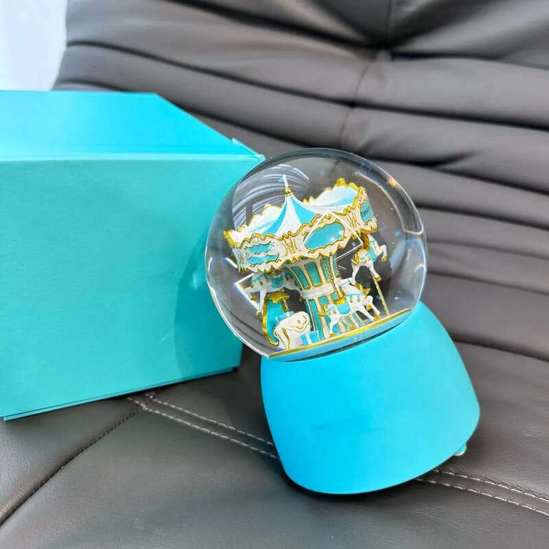 Snow Decorations Globe Classics Letters Crystal Ball With Box Limited Birthday Christmas Gift