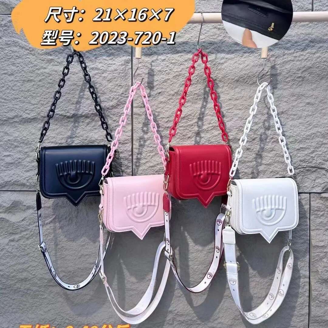 2025 Fashion Small Handbag Chiara Classic Designer Shoulder Bags Ferragni PU Crossbody for Women Messenger Bag Female