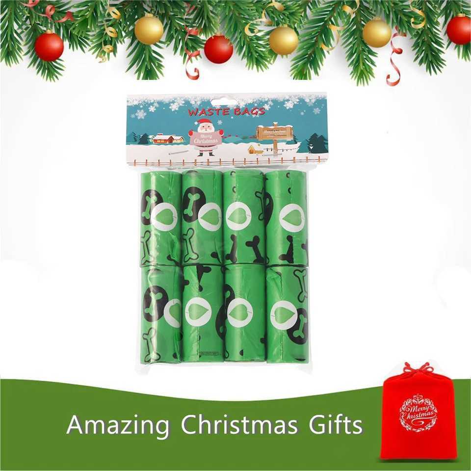 Dog Poop Bags Rolls Lavender Scented Leakproof Strong Sturdy Poop Bags for Dogs Cats Litter Unique Christmas GiftsXJ250104