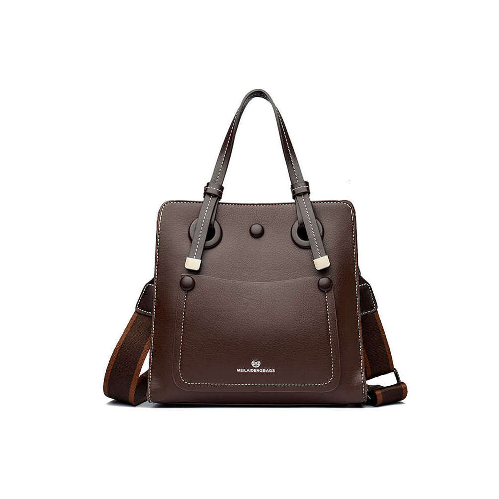 Women's Bags handbag Shoulder for autumn and winter, women's new fashionable contrasting color handbag, large capacity high-end sensory comm