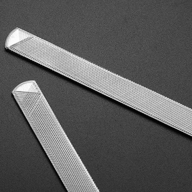12Pcs Professional Nail File Stainless Steel Polishing Block Sanding for Nailfile Manicure Supplies Tools Art Beauty 241230