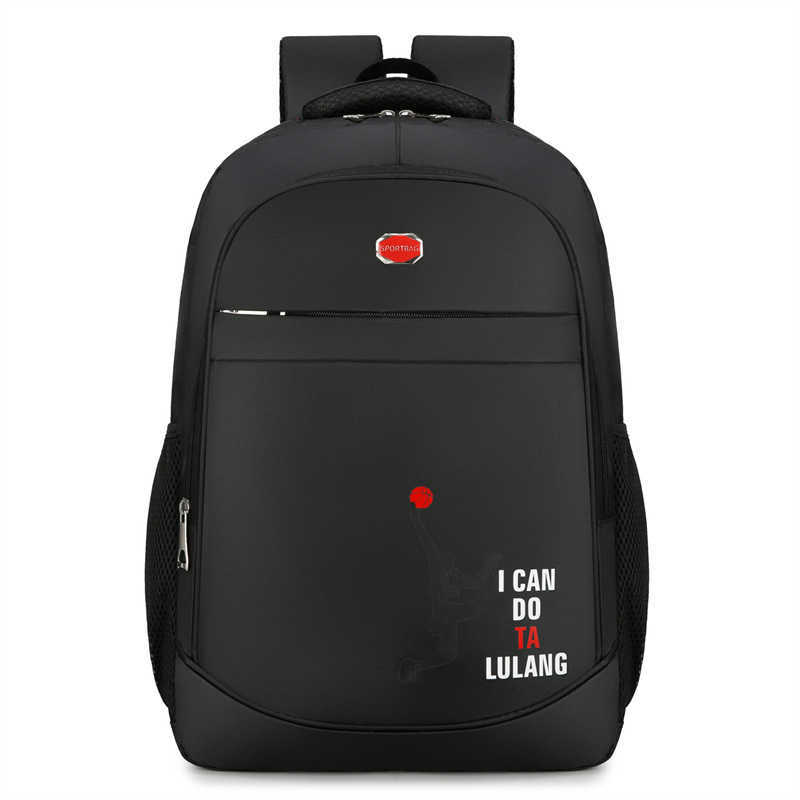 Mens Backpack Business Computer Bag Korean Fashion Schoolbag for College Students Leisure Travel Backpack 240920