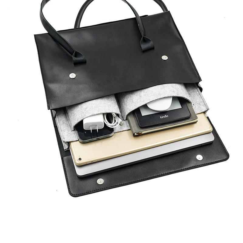 Ladies PU Leather Laptop Bag Handbag 13/14/15.6/16 Inch For Single Shoulder Bags 250102