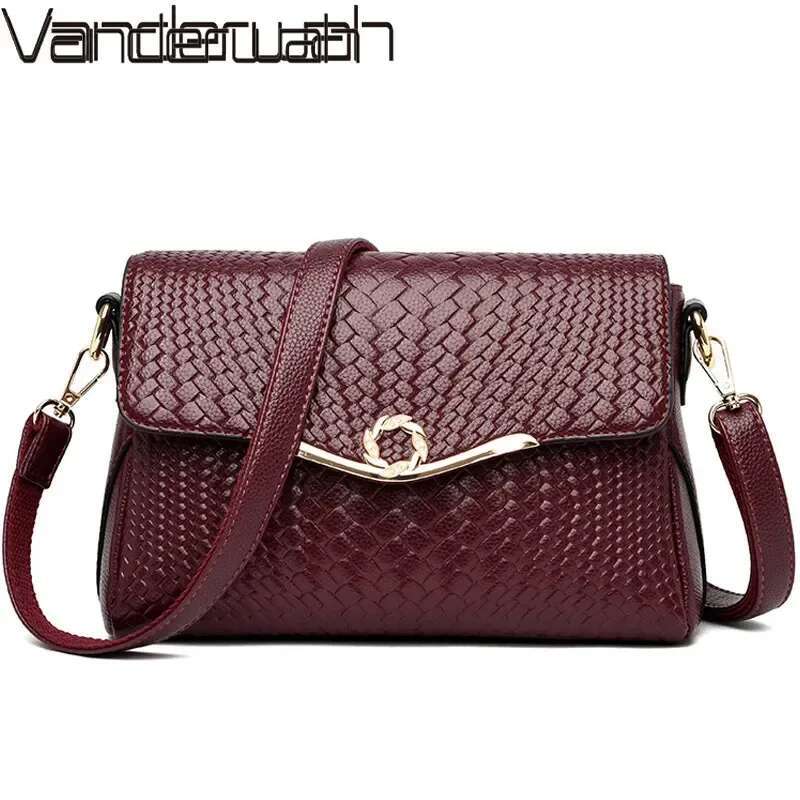trend leisure new leather shoulder bag trend crossbody bag designer women s retro crossbody bag