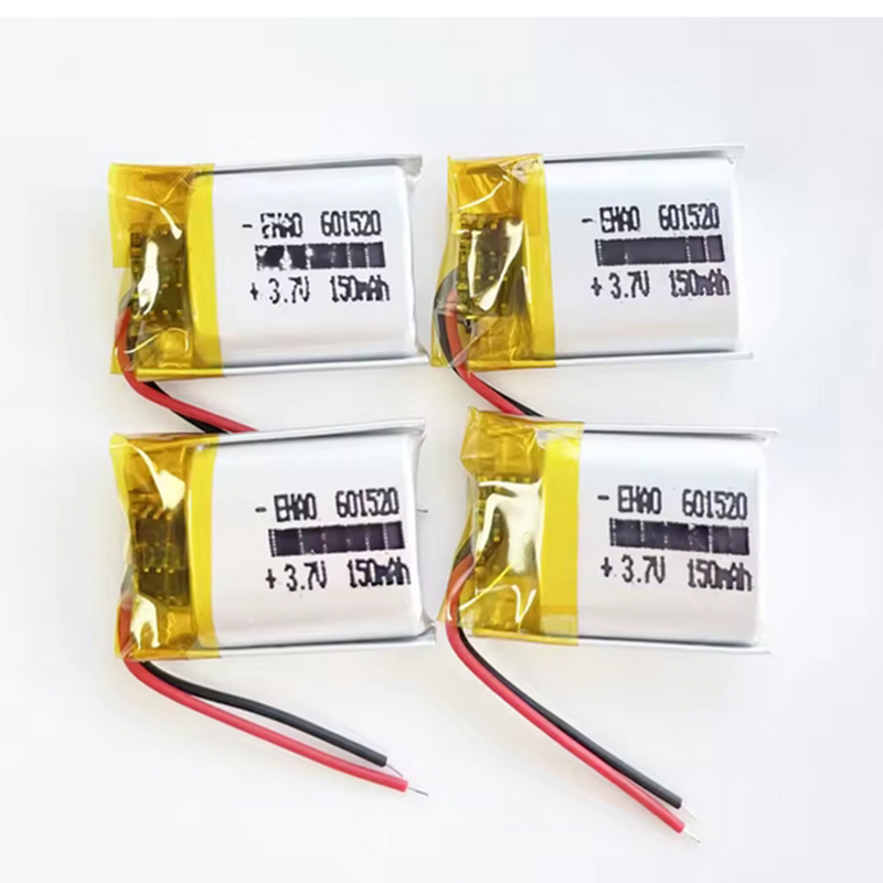 10 PCS 3.7V 150mAh Lithium Polymer LiPo Rechargeable Battery 601520 For Mp3 Headphone Recorder DVD Bluetooth Headset Smart Watch