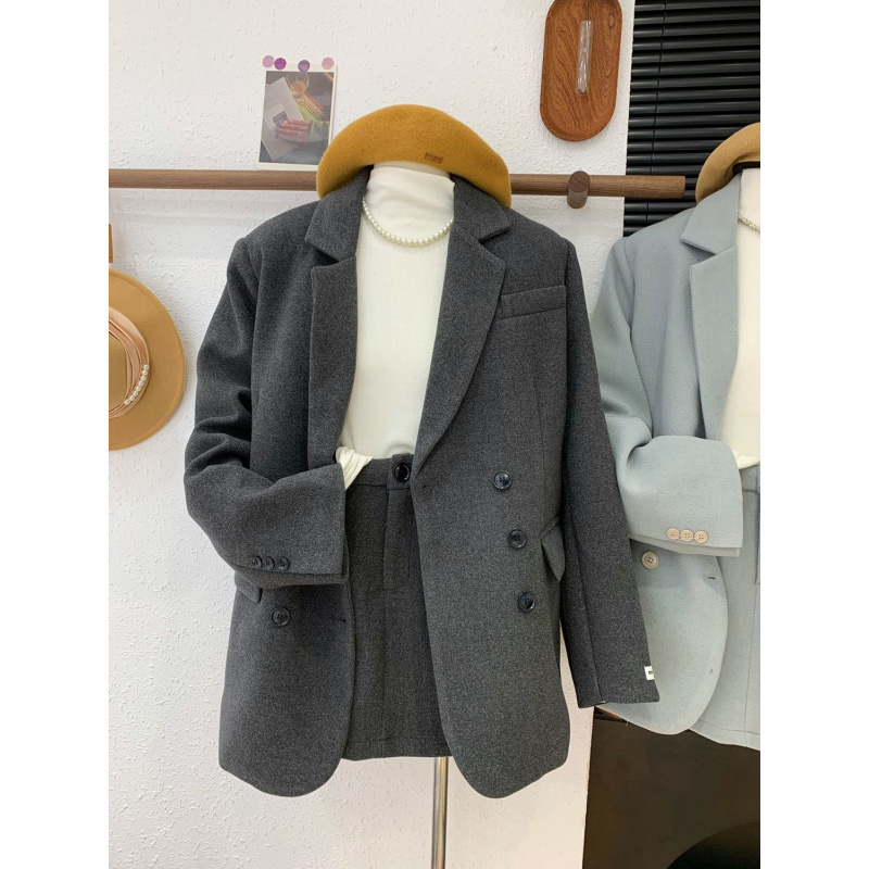 K14New suit jacket for women 2024 school supply black suit college style uniform suit