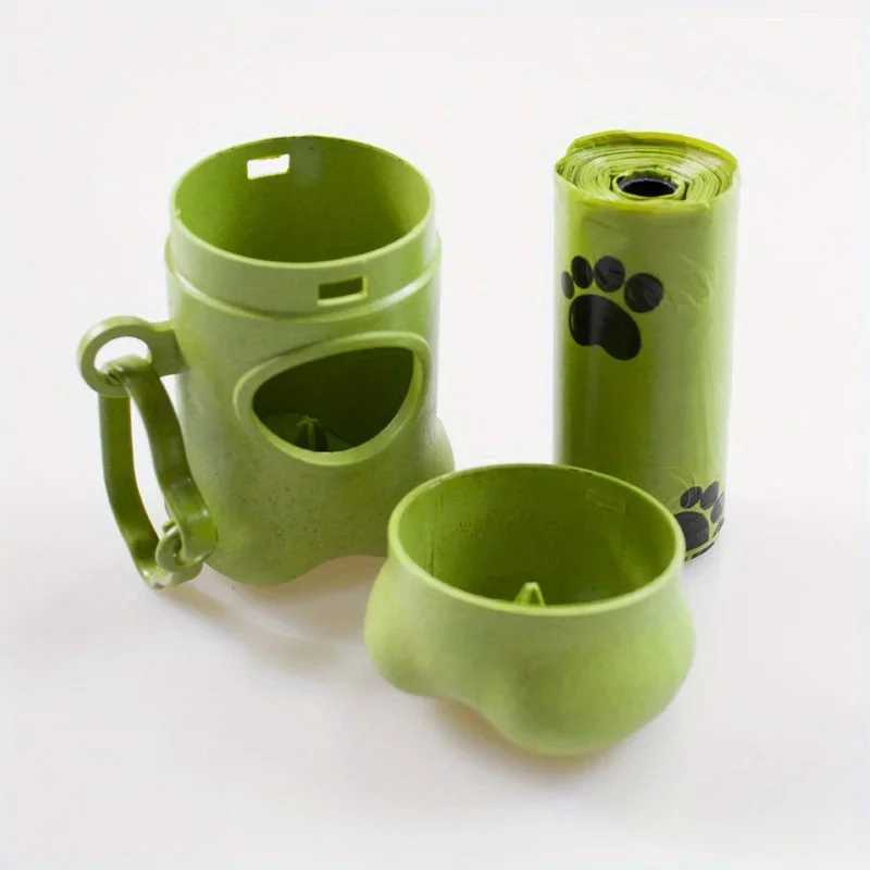 1pc 1 Roll Convenient Portable Pet Waste Bag Dispenser For Outdoor Walking And Travel - Includes Disposable Bags.XJ250104
