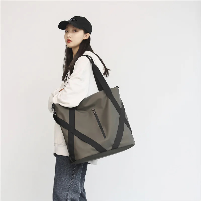 Waterproof Oxford Big Tote Bag for Women Fashion Simple Large Package Shopping Lady Handbag Anti-tear Leisure Woman Shoulder Bag 250102