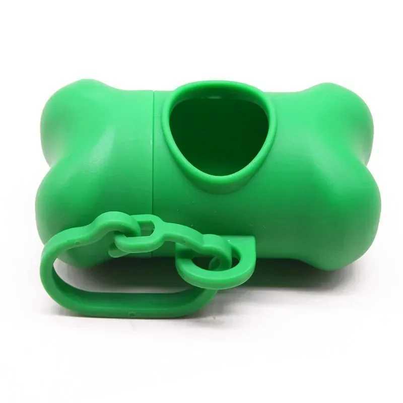 Bone Shaped Bag Dispenser Disposable Pet Dog Waste Bag Holder Plastic Garbage Bag Case Carrier Disposal Poop Bag DispenserXJ250104