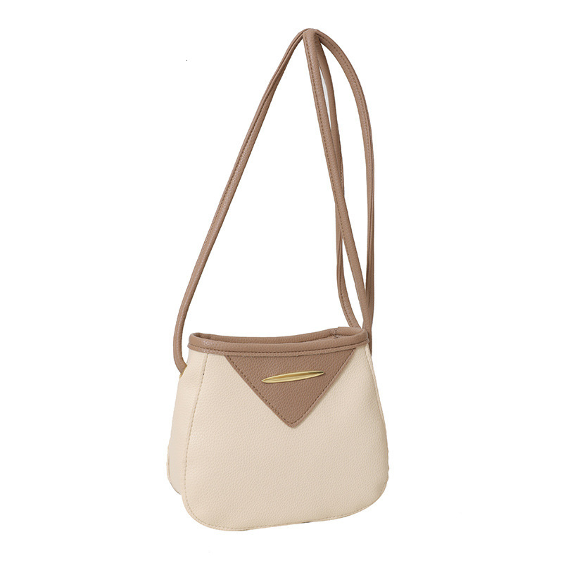 This Year's Trendy Fashion Small 2024 New Women's Stylish Texture Versatile Crossbody Casual Bucket Bag