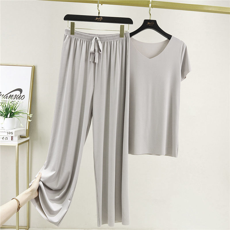 B616-Pajamas women's winter island fleece pullover long-sleeved trousers home clothes cartoon casual comfortable warm two-piece suit