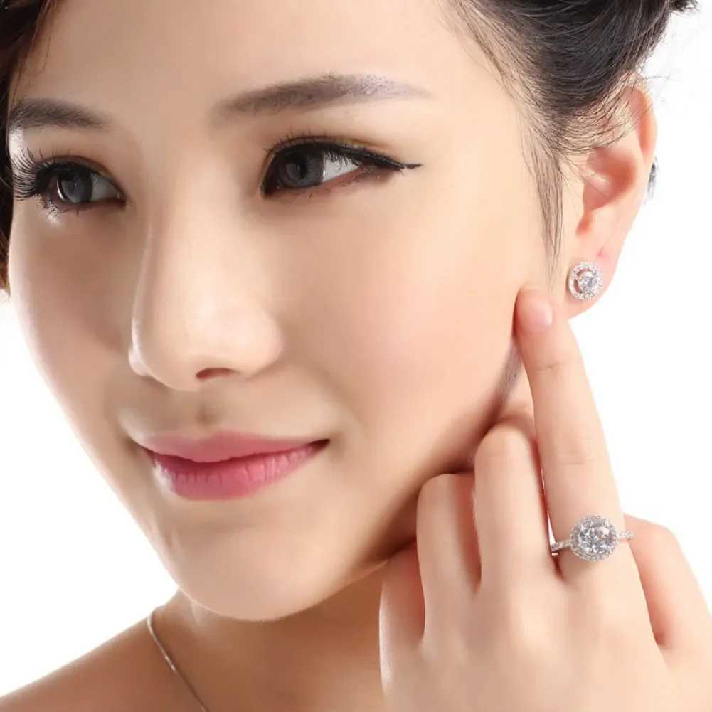 Hot charm 925 Sterling Silver diamond ring for women crystal adjustable size Fashion party Gift wedding Jewelry engagementXJ250104