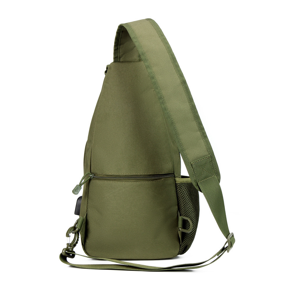Junsheng's New Multifunctional Sports Outdoor Tactical Chest Military Camouflage Handheld Shoulder Crossbody Bag, Cycling Travel