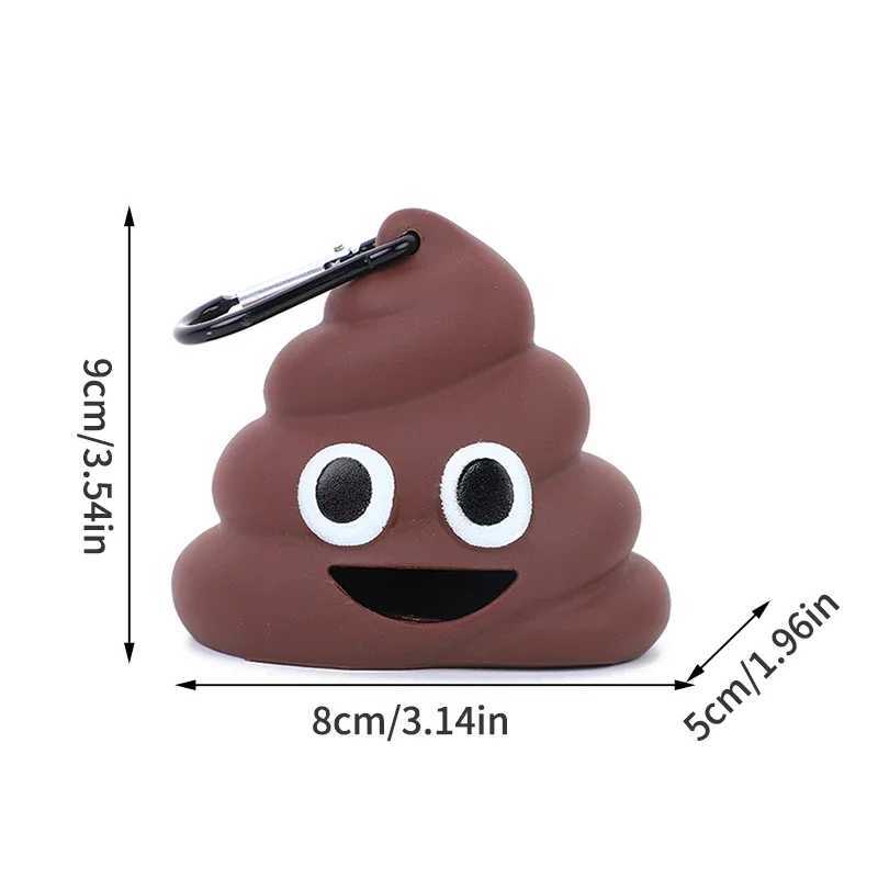 Poop Shaped Pad for Pet Potty Training and Compact Portable Trash Can for Cats and Dogs Excludes Garbage Bags 1 pcXJ250104