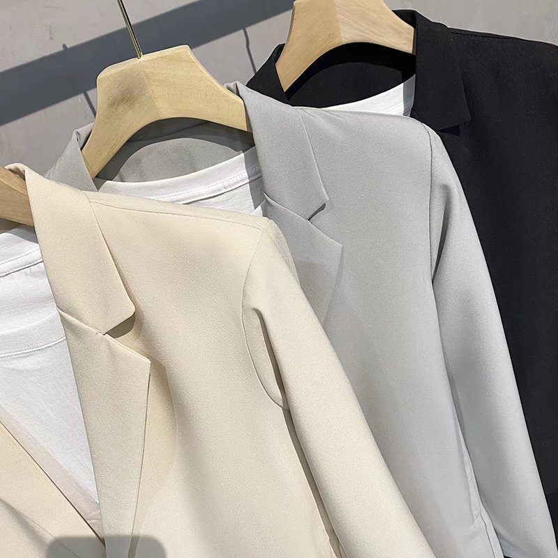 men's spring slim fit casual suit jacket H480