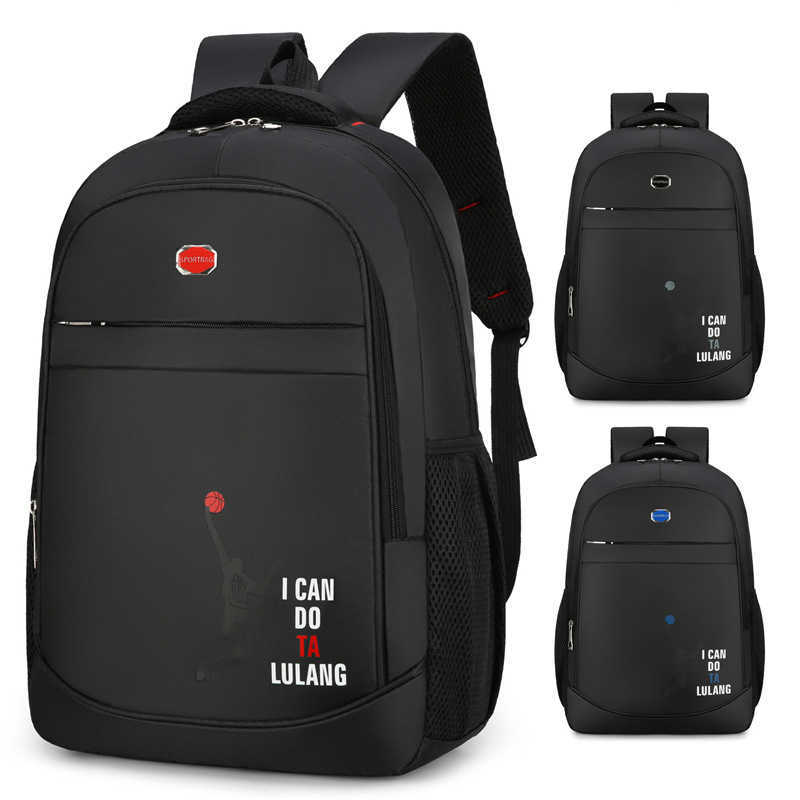 Mens Backpack Business Computer Bag Korean Fashion Schoolbag for College Students Leisure Travel Backpack 240920