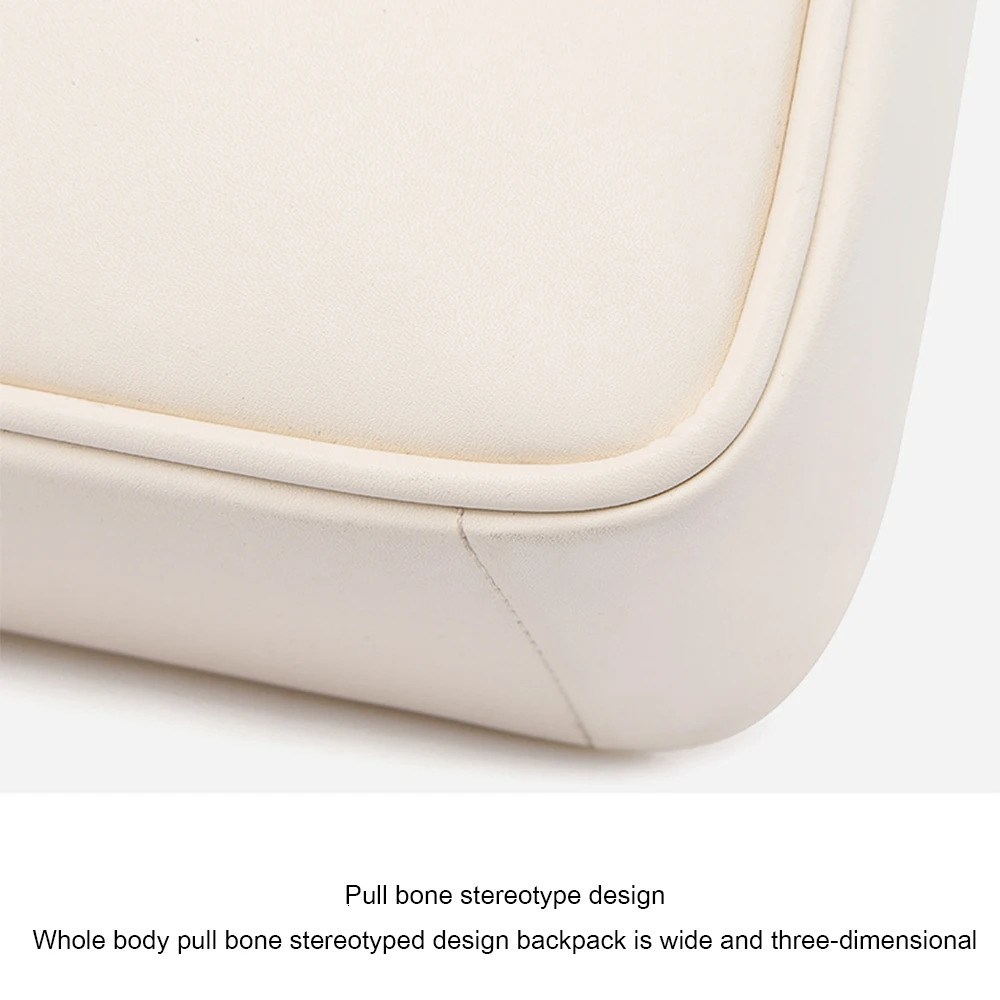 Fashion Casual Cute PU Leather Laptop Bag 13.3 14 15.6 Inch Simple Handbags Shoulder Bag Women Waterproof Notebook Case 250102
