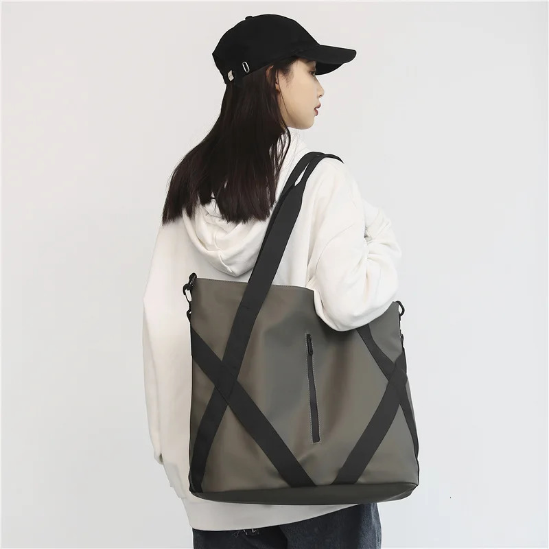 Waterproof Oxford Big Tote Bag for Women Fashion Simple Large Package Shopping Lady Handbag Anti-tear Leisure Woman Shoulder Bag 250102