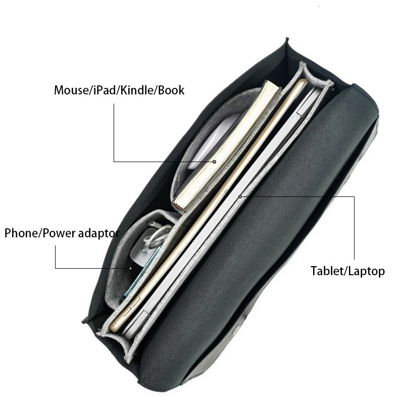 Ladies PU Leather Laptop Bag Handbag 13/14/15.6/16 Inch For Single Shoulder Bags 250102