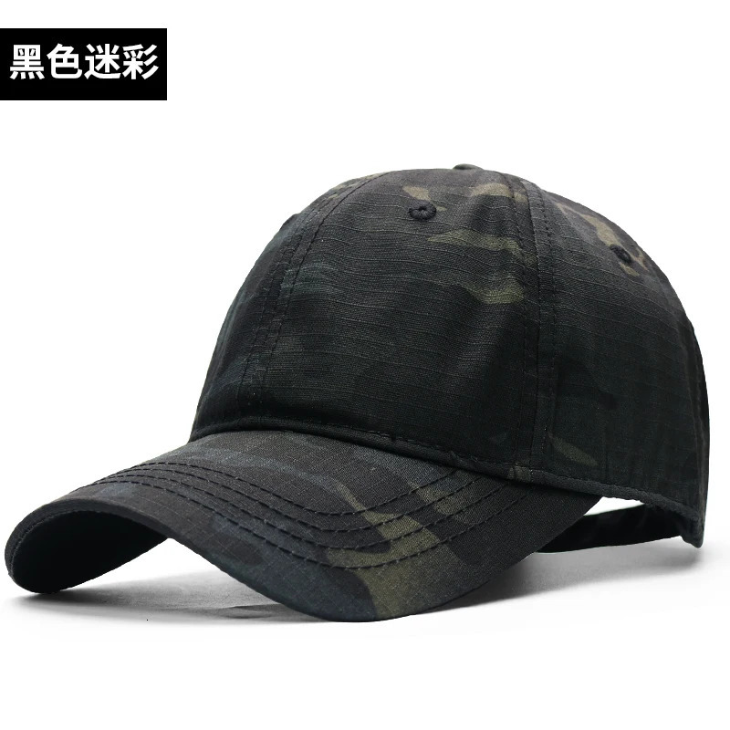 Outdoor Camping Camo Baseball Cap Man Spring Summer Mountaineering Breathable Thin Sun Caps Big Size Jungle Hats 55-63cm 250103