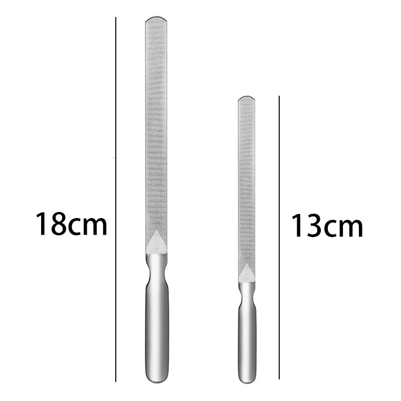 12Pcs Professional Nail File Stainless Steel Polishing Block Sanding for Nailfile Manicure Supplies Tools Art Beauty 241230