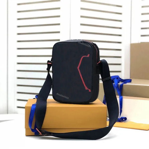 designer luxury upside down split multiple mini Leather phone bag messenger shoulder bag men purse black leather crossbody Vertical Wearable wallet Postman bag