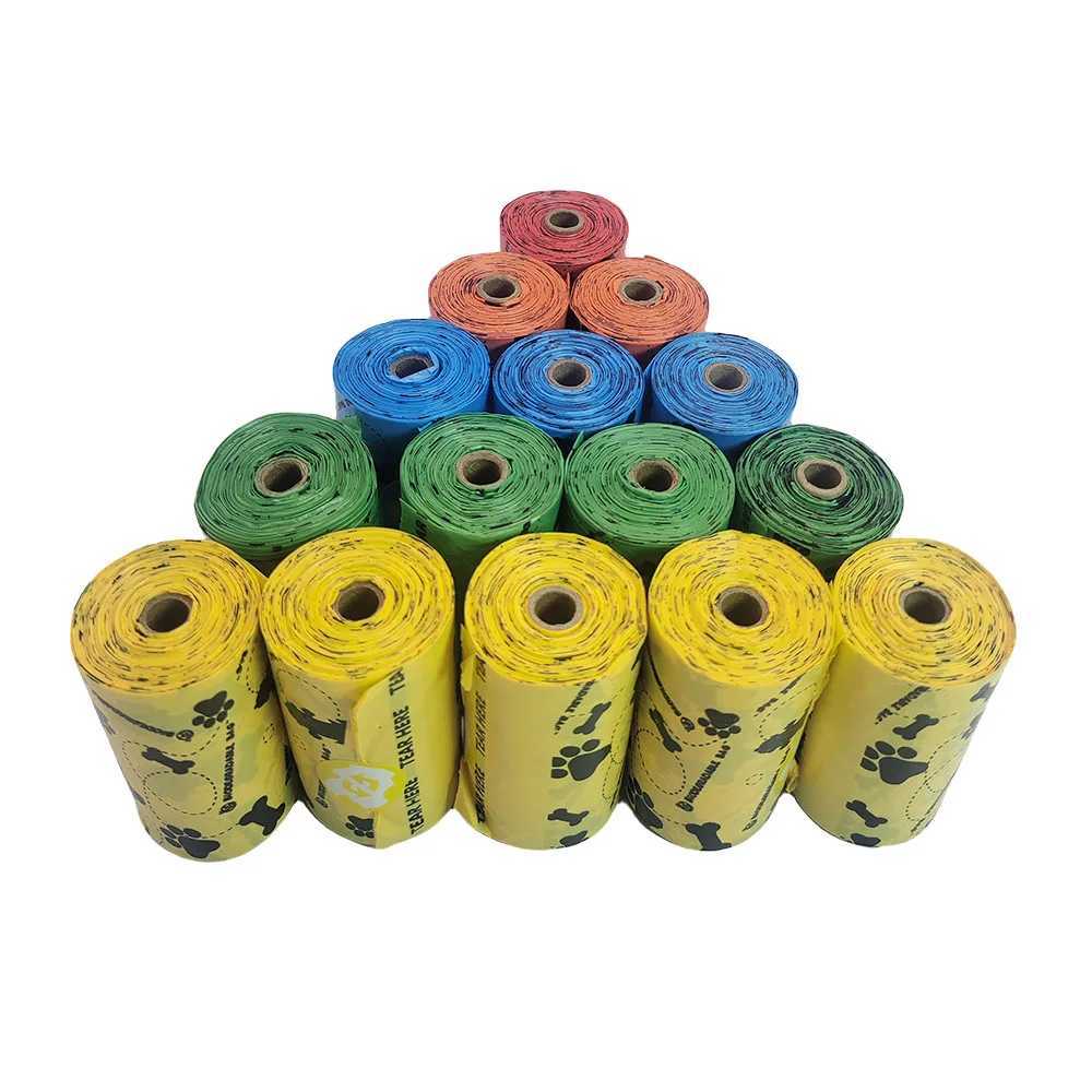 Pet Cat Dog Poop Bags Disposable Dog Waste Bags Bulk Poop Bags Dispenser biodegradable Bag Outdoor Home Clean Refill Garbage BagXJ250104