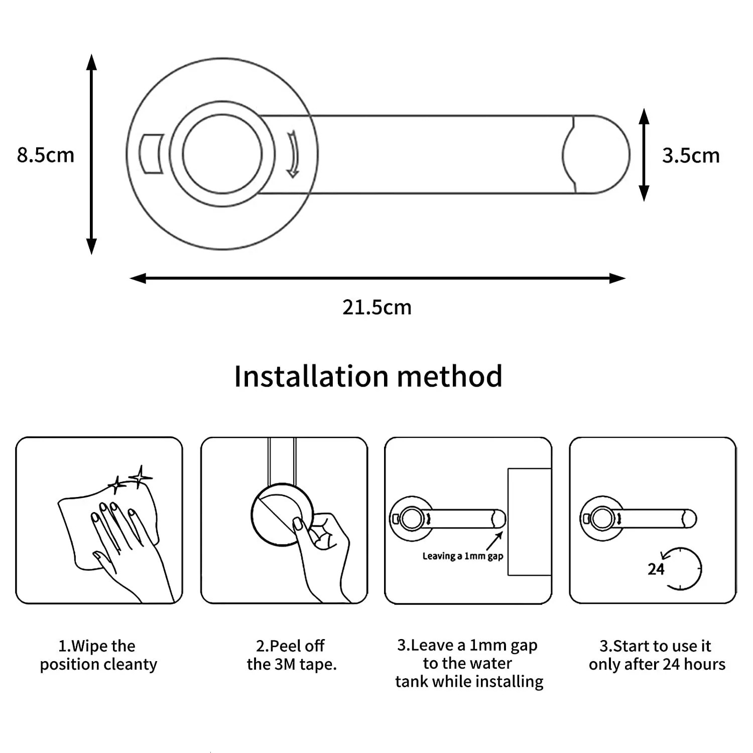 Baby Toilet Locks Children Safety Equipment Protection Kids Proof Bathroom Lids Seat with Adhesive 241230