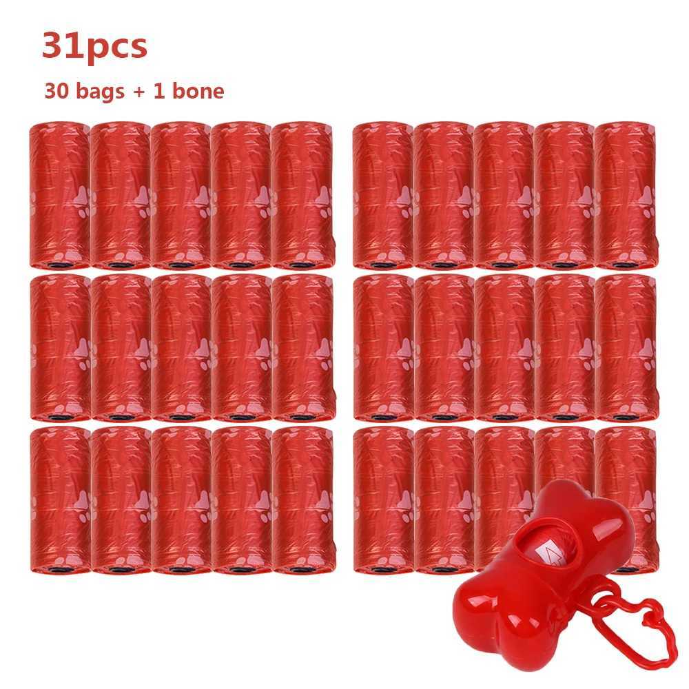 Dog Poop Bags 30Rolls Pet Waste Garbage Bags Unscented Outdoor Carrier Holder Dispenser Clean Pick Up Tools Pet AccessoriesXJ250104