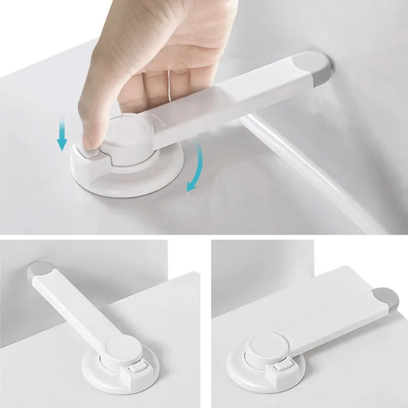 Baby Toilet Locks Children Safety Equipment Protection Kids Proof Bathroom Lids Seat with Adhesive 241230