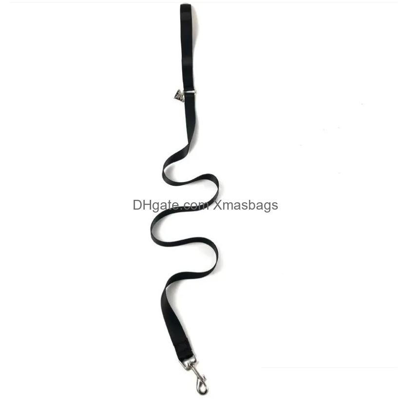 Dog Collars Pet Chest And Back Leashes Leash Collar Fashion Pets Harnesses Supplies Designer Cat Fighting Traction Rope Csg23112713 Dh9Du