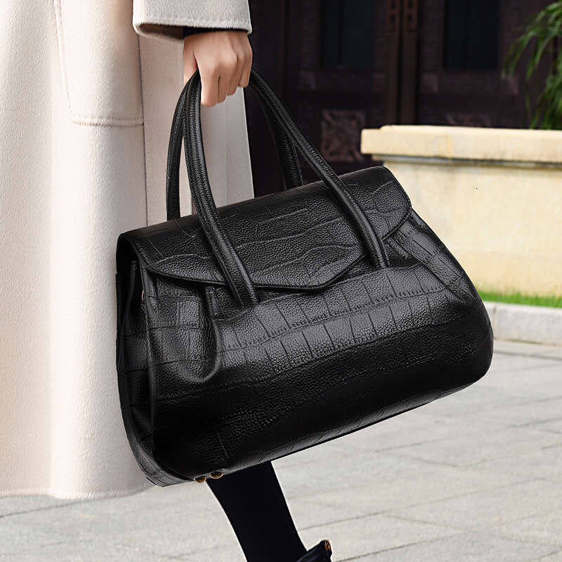 Women's Bags handbag Women's High Quality Large Capacity Tote Bag Stone Texture Embossed Handbag for Women