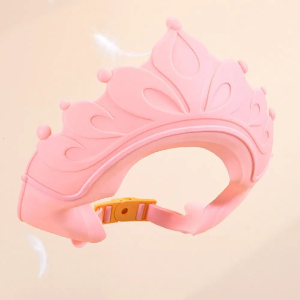 Shampoo Shield Bath Head Cover Baby Shower Cap Adjustable Hair Wash Hat for born Infant Ear Protection 241230