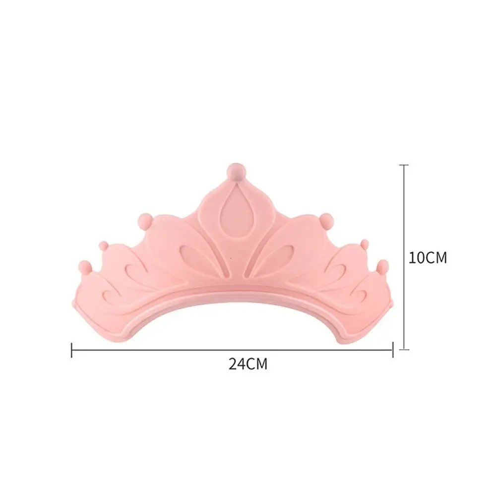 Shampoo Shield Bath Head Cover Baby Shower Cap Adjustable Hair Wash Hat for born Infant Ear Protection 241230
