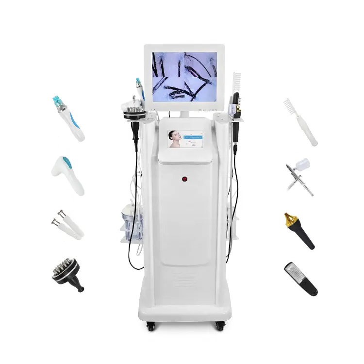 2025 New Design 8 in 1 Follicle Detection Camera for Health Improving Hair Growth Stimulating Microelectricity + Vibration Scalp Massage Sterilization