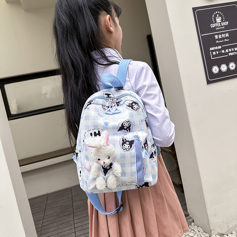 New For Girls' Travel, Lightweight Nylon Backpack, Children's Doll, Oxford Cloth Preschool Bag