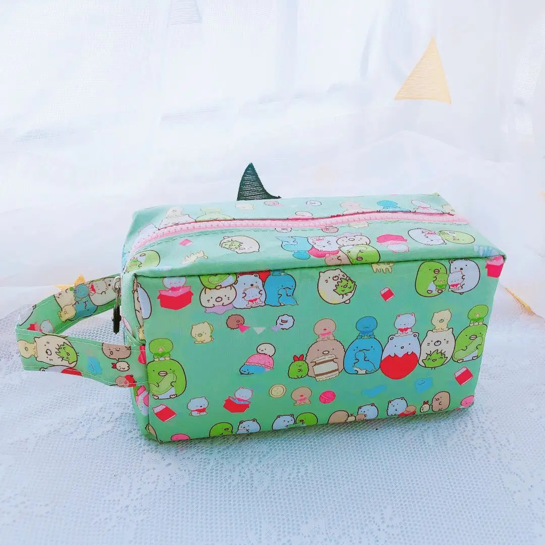 Cartoon Doraemon Waterproof Cosmetic Wash Storage Bag Girl Handbag