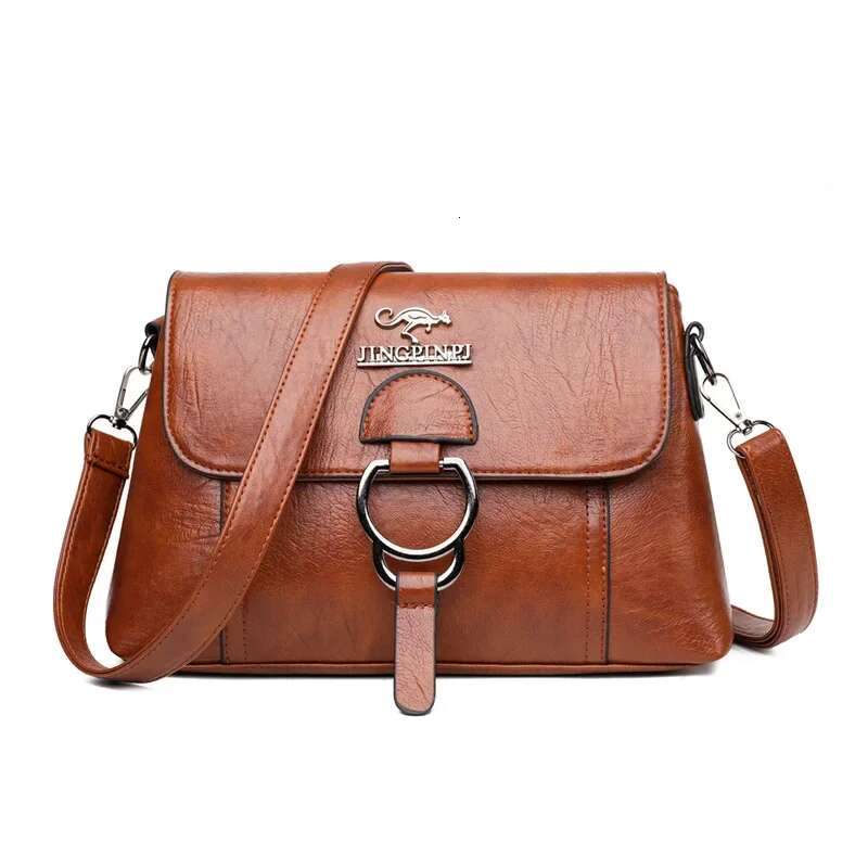 new shoulder bag PU soft leather texture women trend s designer large capacity crossbody bag leisure simple small square fashionable handbag