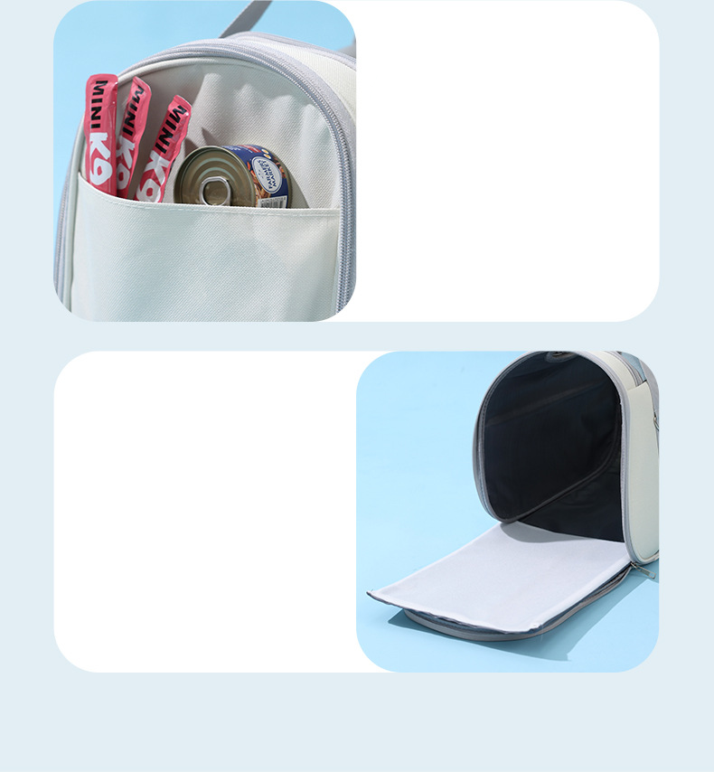 Lightweight and Breathable Pet Carrier Backpack with Adjustable Strap - Suitable for Cats & Dogs Transport Solution for Felines and Canines