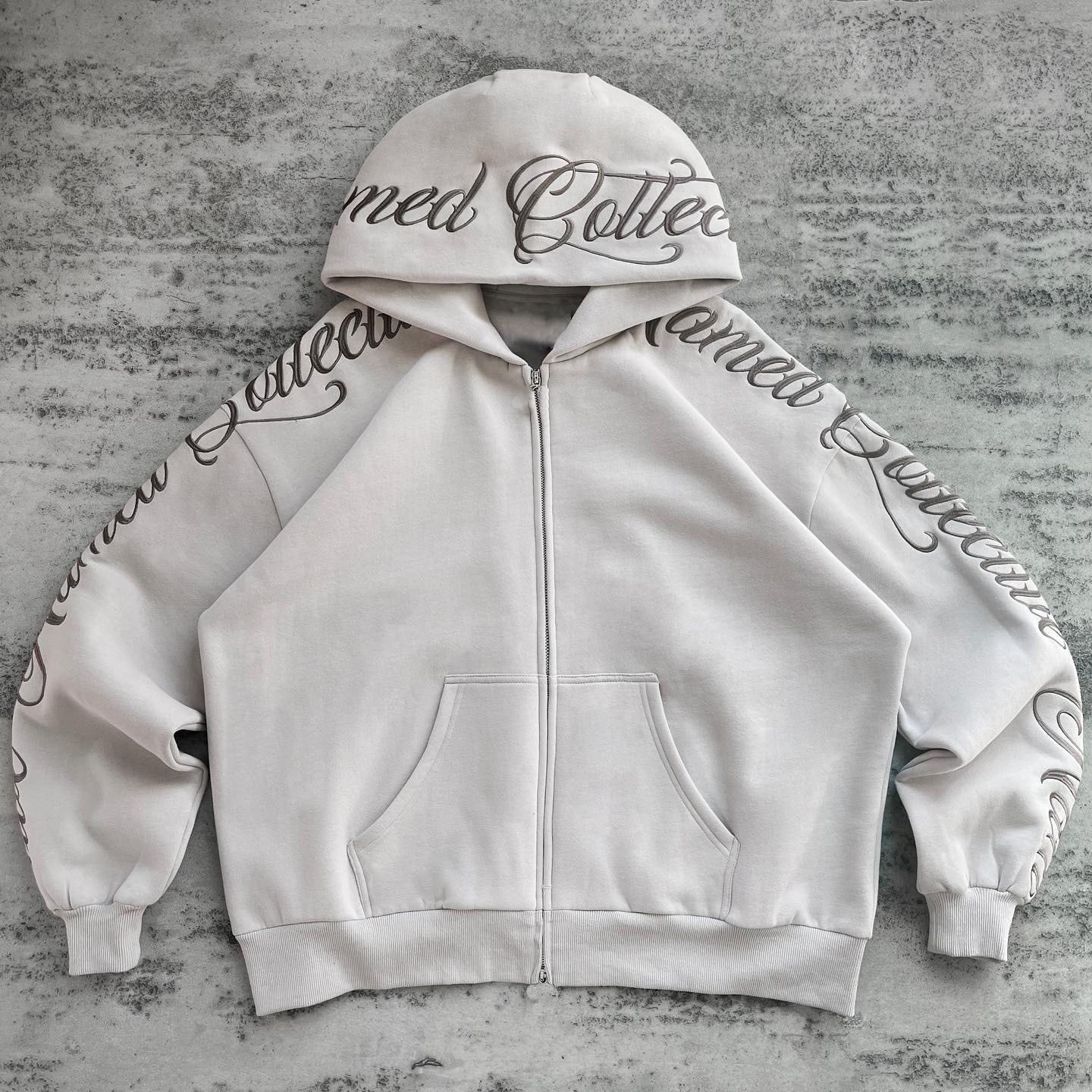 American Style Streetwear With Embroidered Letters Printed Cardigans, Loose Zipper Hoodies, Men's And Women's Hoodies