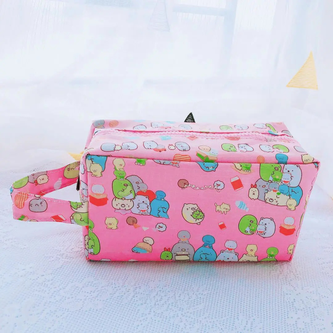 Cartoon Doraemon Waterproof Cosmetic Wash Storage Bag Girl Handbag