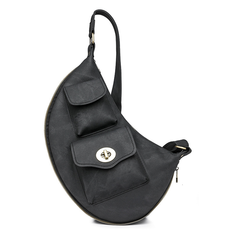 Large Capacity PU New Women's Waist Chest Bag