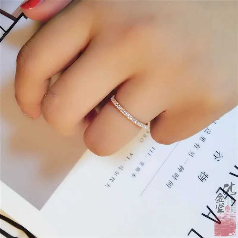 DIWENFU 14K Rose Gold Jewelry Ring for Women Fine Anillos De Bizuteria Silver 925 Jewelry Diamond Ring 14 K Rose Gold BizuteriaXJ250104