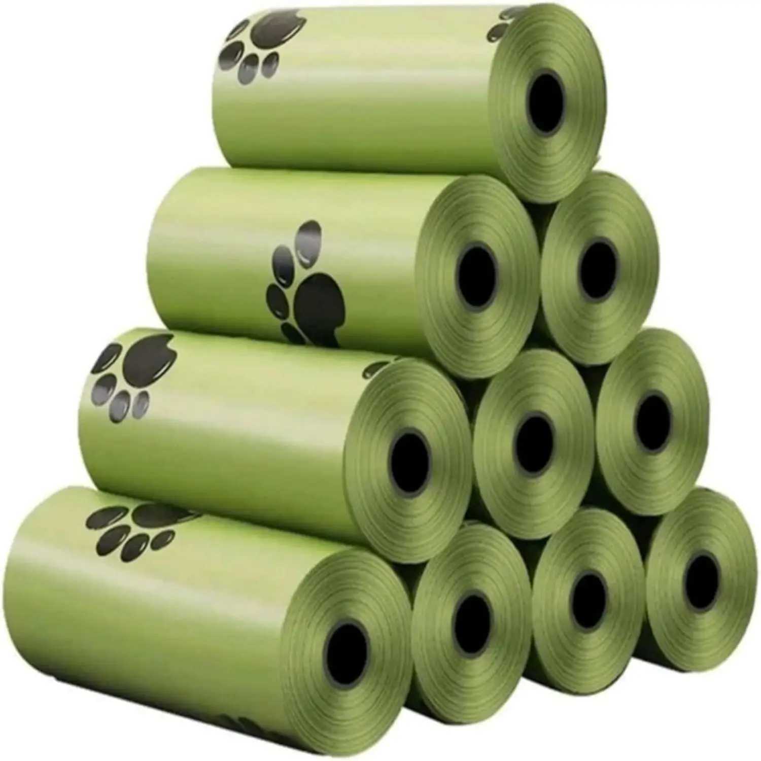 Biodegradable environmentally friendly dog poop bags leak-proof durable and portable pet waste bag filling rolls for both indooXJ250104