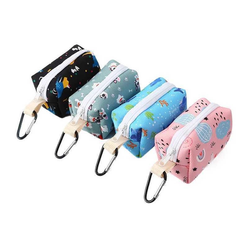 Dog Poop Bag Holder Leash Attachment - Poop Bag Dispenser for Leash -Pet Waste Bag Dispenser Fabric Dog Bag Dispenser for DogsXJ250104