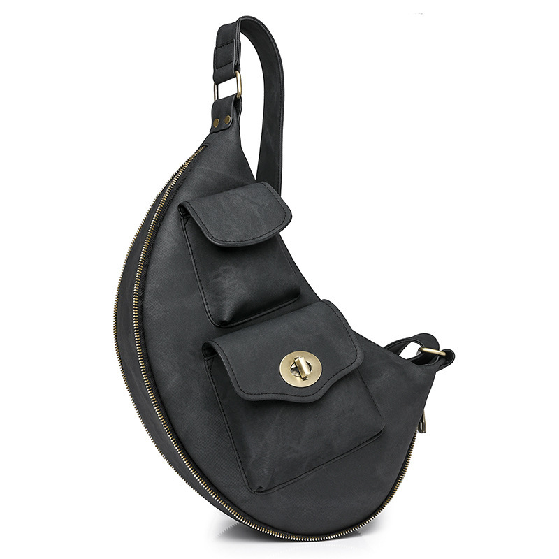 Large Capacity PU New Women's Waist Chest Bag